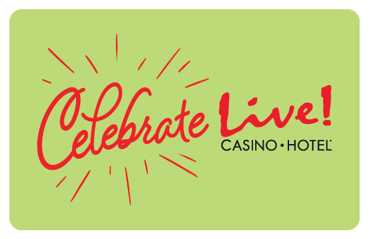 Live! Casino egift -Celebrate